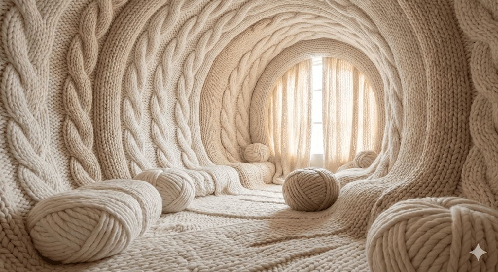 Біла спальня-кокон / White Cocoon Bedroom