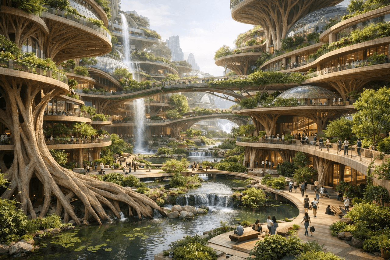 Еко-простір — багаторівневий сад / Eco Space — Terraced Garden